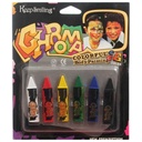Mingdo Colorful Face Paints - 6 Colors