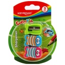 Keyroad Sharpener, Pack of 3, Fish Shape KR972122