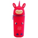 Keyroad Pencil Case, Leather, Zipper, Cylindrical KR972225
