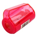 Keyroad Plastic Sharpener - Single Hole, Metal Blade, with Cover