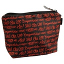 Mintra Multi-Purpose Pencil Case - Warm Red Hello Print