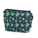 Mintra Multi-Purpose Pencil Case - Grey Leaves Print