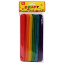 Simba Colored Wide Wooden Sticks - 48 Pieces Tongue Depressors