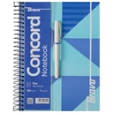 Bravo Notebook - 186 Sheets Wide-Lined / Ruled & Durable