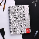 Dawenha Black and White Notebook - 16 x 24 cm 50 Sheets 180 GSM - 3