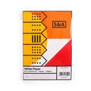 S&A A4 Notebook - 100 Sheets - 70 GSM