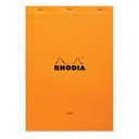 Rhodia Orange Notebook - 21 x 29.7 cm - 80 Sheets