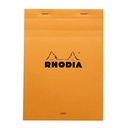 Rhodia Orange Notebook - 14.8 x 21 cm - 80 Sheets