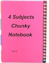 Maayergy B5 Spiral Notebook - 150 Sheets, 4 Subjects, Durable Cover for School & Home