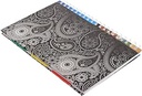 Maayergy B5 Spiral Notebook - 120 Sheets, 3 Subjects, 60 GSM, Durable Cover for School & Home