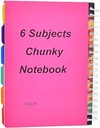 Maayergy B5 Spiral Notebook - 210 Sheets, 6 Subjects, Durable Cover for School & Home