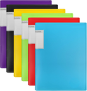 A4 Clear Display Book / Transparent Presentation Folder 20/30/40/60 Pockets File Portfolio Sleeves Binder in Blue/Red/Green/Yellow/Black/Purple/White