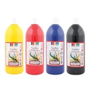 Gouache Paint 500 ml Bottle - Sudor - Choose Color Green/Red/White/Black/Purple/Orange/Gold/Yellow