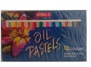 Dong-A Short Round Stick Oil Pastels Set of 12 Colors