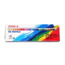 Dong-A Long Round Stick Oil Pastels Set of 24 Colors