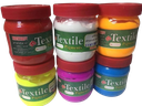 Semex Textile & Fabric Paint Pigments 250g for Clothing, Bags and all Fabrics - White / Blue / Green / Black / Red / Brown