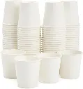 Disposable Mini Paper Cups, White Paper Cups 4oz 100 pieces