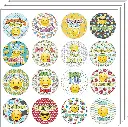 Emoji Motivational Stickers, Classroom Reward for Students, Praise Words Stickers 10 sheets