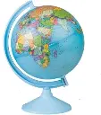 World Globe Educational, Rotating Earth Globe in English 20 cm